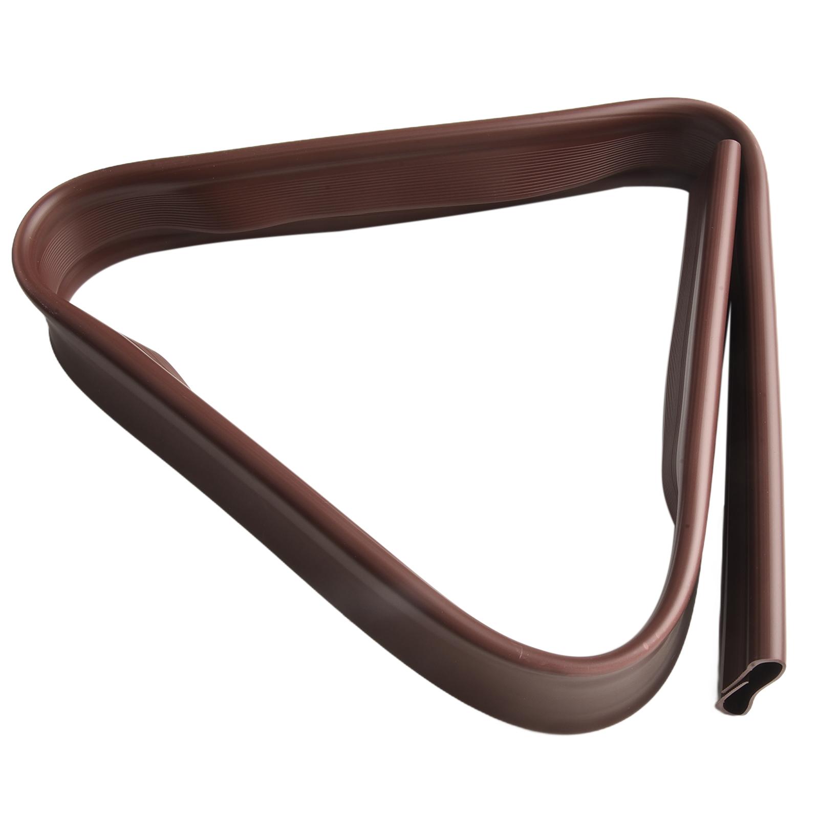 Door Bottom Sealing Strip Under Door Draft Stopper Sealing Strip PVC Flexible Anti Collision Dustproof Soundproof Gap Strip Brown