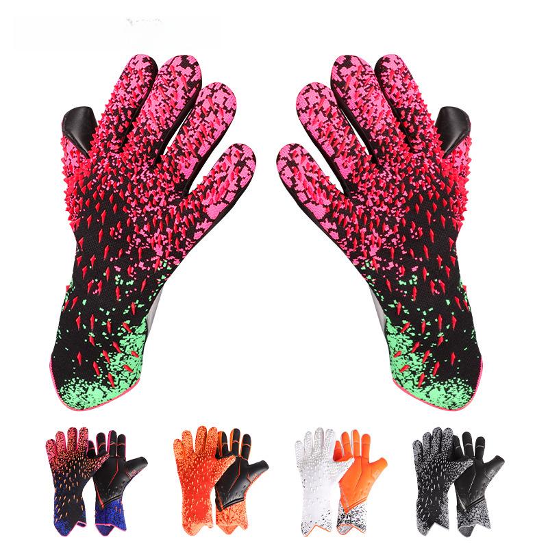 International Adult Latex Fingerless Breathable Thickened Goalkeeper Gloves