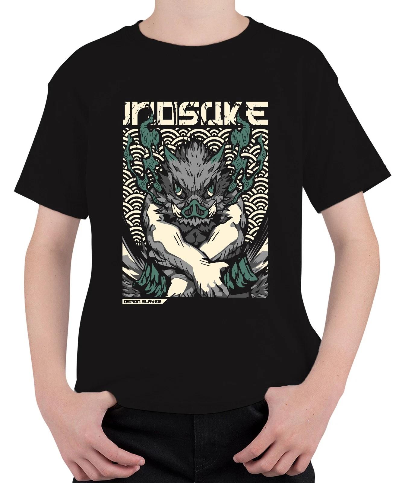 Inosuke Demon Slayer Wildschwein Maske Anime Geschenk Japan Y2K Streetwear Unise M
