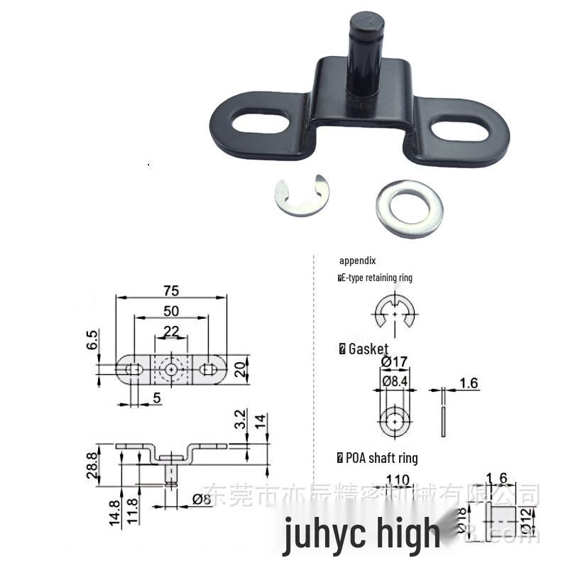 GSBR Series Mounting Bracket for Gas Springs, Models 6A-D & 8A-D-S