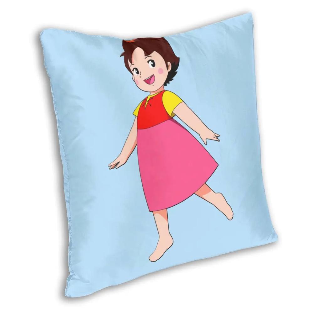 Heidi Smile Povlak na polštář Polyesterové polštáře na pohovku Alpy Koza Anime Kreativní povlaky na polštáře