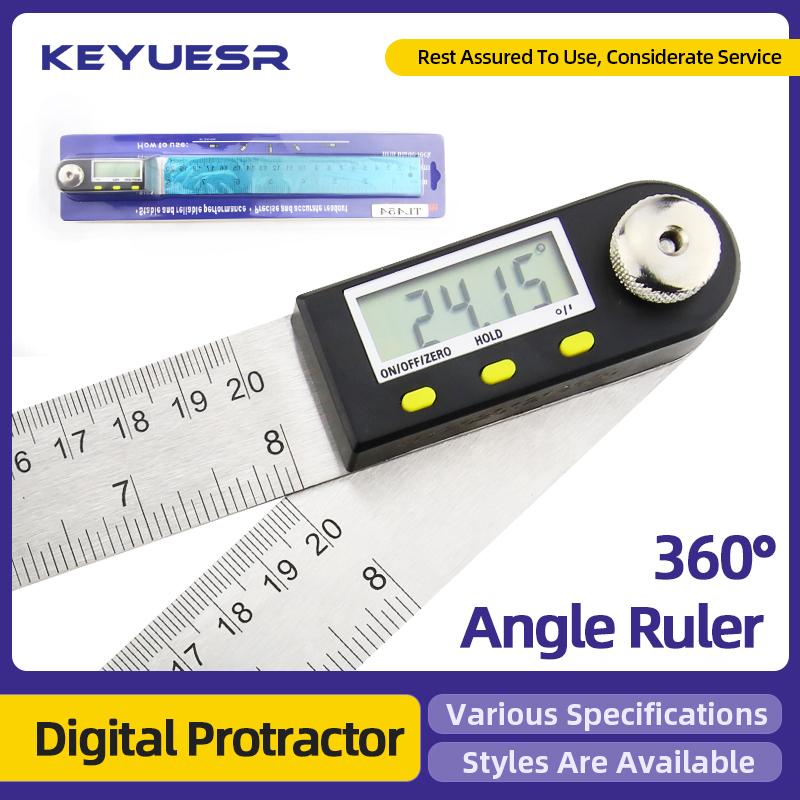 Protractor Digital Goniometer Electronic Digital Angle Gauge Angle Finder Metal Angle Ruler Digital Angel Meter Carpentry Tools