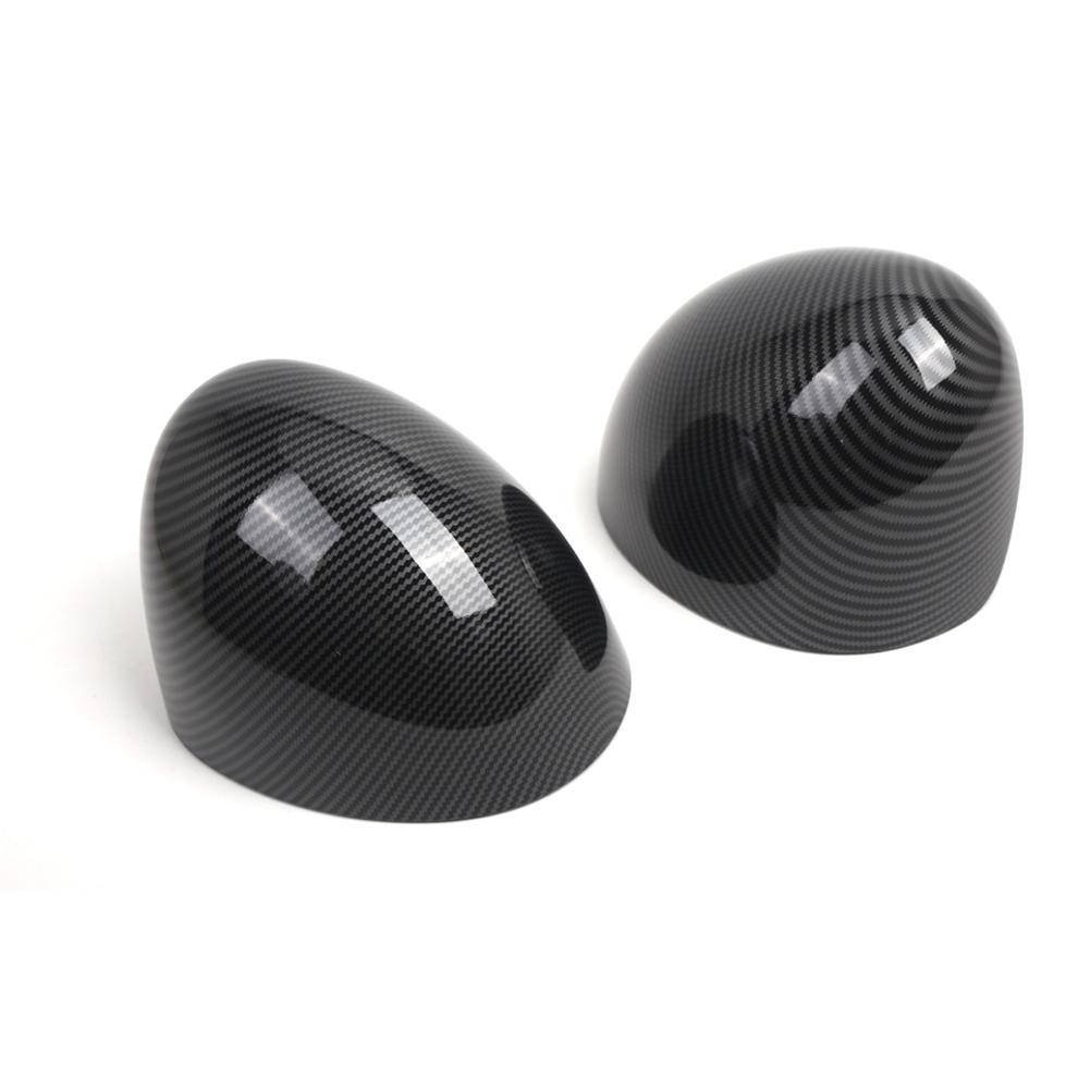 Car LHD Carbon Pattern Side Mirror Cover For Mini Cooper F54 F55 F56 F60 L+R 14-19 Side Wing Rearview Mirror Cover