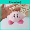 Weiches Kirby Plüschtier Süße Tasche Aufhänger Schlüsselanhänger Anime Charakter Ideal für Geschenke