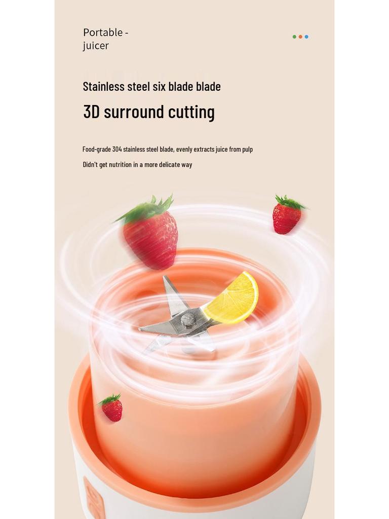 Portable Wireless Multifunction Fruit Juicer Cup