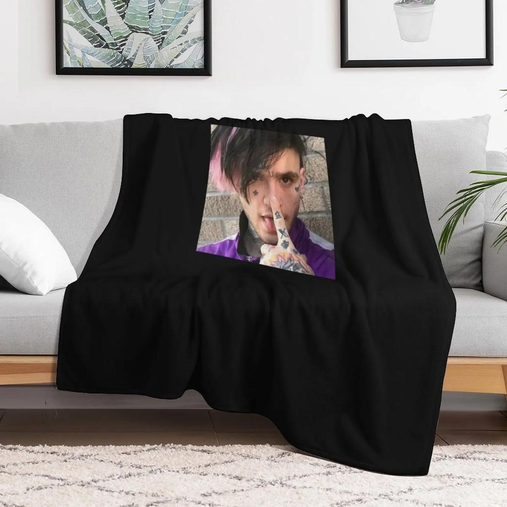 Lil Peep Überwurfdecke Leichte Warme Decke für Reisen Camping