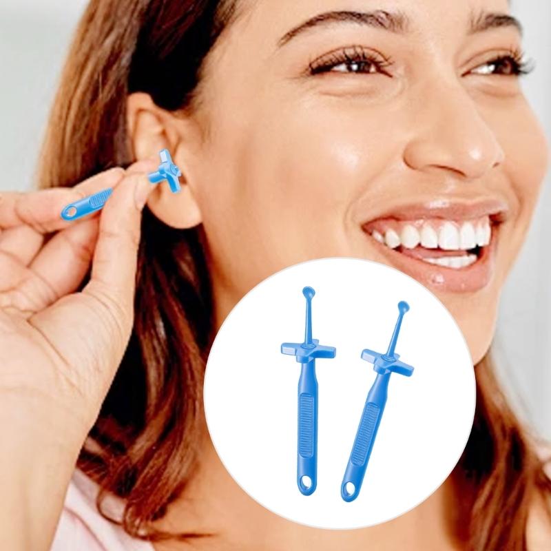 Reusable Ear Cleaners Earwax Removers Tool with Safe Guards for Gentle Ear Canal Cleaning Ear Care Solutions Women Men