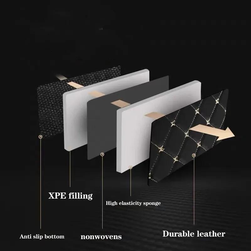 Leather Car Trunk Mat For For Haval H6   Full Coverage  Auto Interior Accessorie Styling Anti-Slip Waterproof