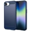 For iPhone 16e Case Protective Phone Cover Carbon Fiber Texture Brushed