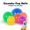 Dog Toys Squeaky Balls for Teeth Cleaning, Durable Molar Toy, Floating Bouncy Interactive Pet Toy for Oral Care