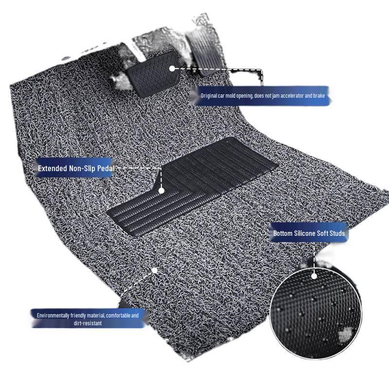 Anti-slip, Wear-resistant, Waterproof Coil Floor Mats for Xiaopeng MONAM03 2024-2025 Models - Durable and Car-specific.