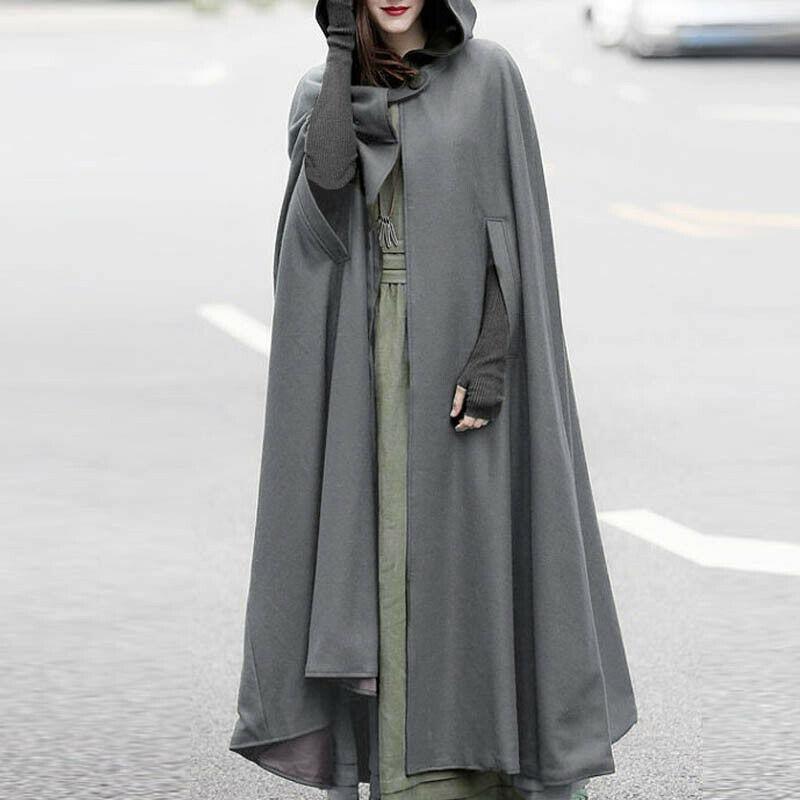 plus size winter cloak