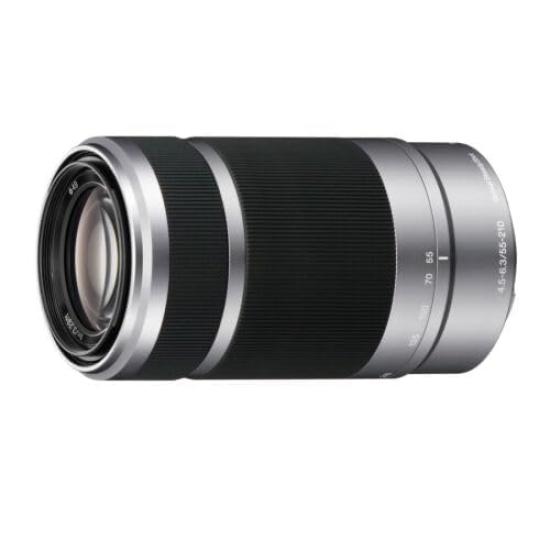Sony Obiettivo Zoom Teleobiettivo E OSS per Fotocamere Sony 55-210mm F4.5-6.3 Attacco E APS-C (SEL55210)