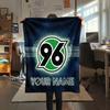 Custom Name Hannover 96 Flannel Blanket, High quality Comfortable for All Seasons, Home Decor, Warmth and Comfort
