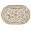 Oval Carpet Persian Ethnic Style Living Room Carpet Anti Dirt and Anti Slip Sofa Tea Table Carpet