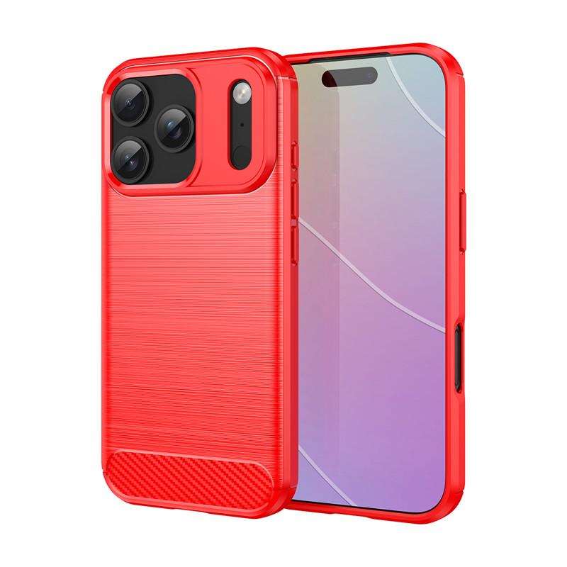 

For iPhone 17 Pro Case iPhone 17 Air iPhone 17 Pro Max Cover Funda Shockproof Brushed TPU Anti-Slip Silicone Protective Cover iPhone17 Air