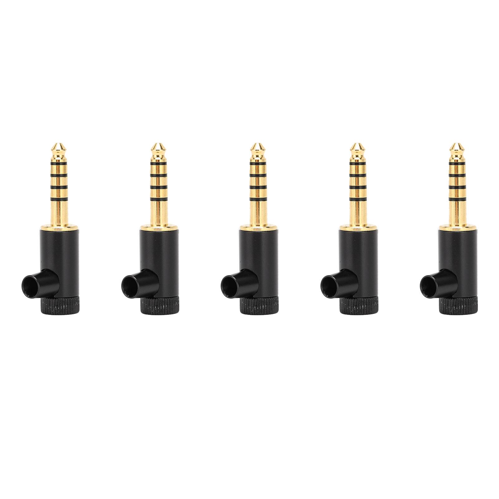 

5шт 4,4 мм сбалансированный адаптер 5-контактный штекер L угловой штекер для наушников Sony гарнитура