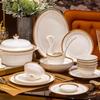 Mod Lanka Vista 12-Person 61-Piece Ceramic Dinnerware Set