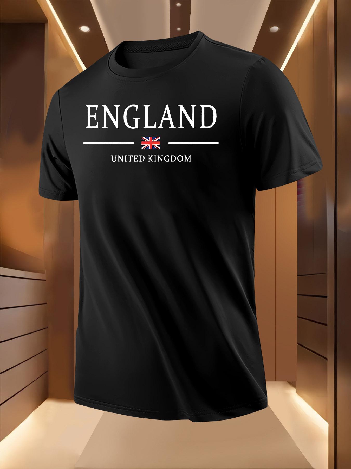 England Union Jack Graphic Tshirt - Breathable Lightweigh... M