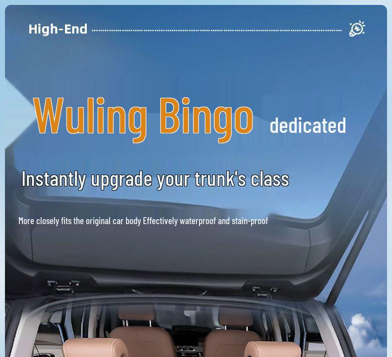 Wuling Bingo S & Plus Full Coverage Trunk Mat