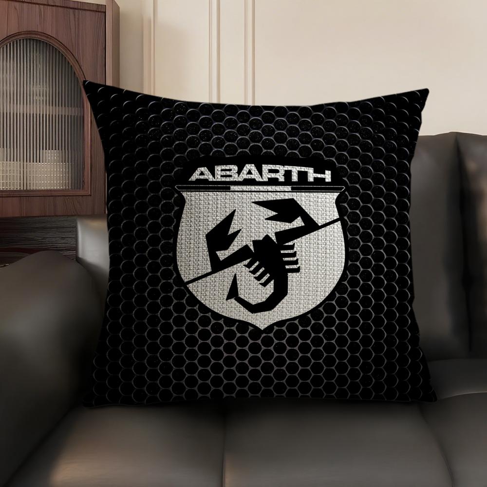 Brand AAbarth Scorpion Cushion Cover Natural Linen Organic Fabric DoubleSided Printing Sofa Home Decor Gift Pillow Case