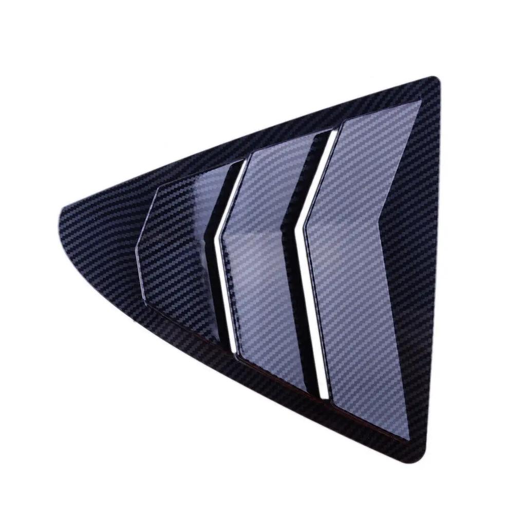 For Lexus IS300 IS250 200t 2013-2019 Car Rear Louver Window Side Shutter Cover Trim Sticker Vent Scoop ABS Carbon Fiber Auto