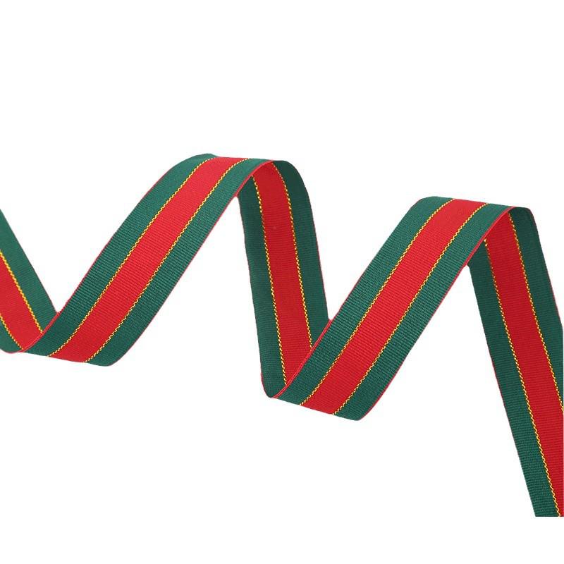 Festliches Band für Weihnachtsbaum & Geschenkverpackung - Elch & Weihnachtsmann Designs