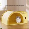 Universal Wear-Resistant Cat Nest with Scratching Board and Tunnel Toy
