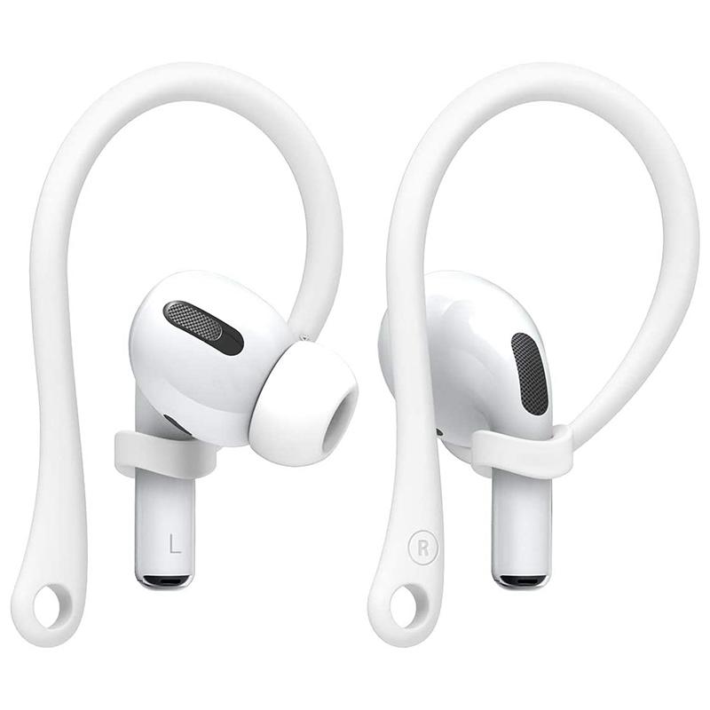 1 pár silikonových silikonových háčků za uši proti ztrátě pro Apple Air Pods 4 3 2 1 Pro Sportovní háčky za uši proti vypadnutí Háčky za uši pro bezdrátová sluchátka