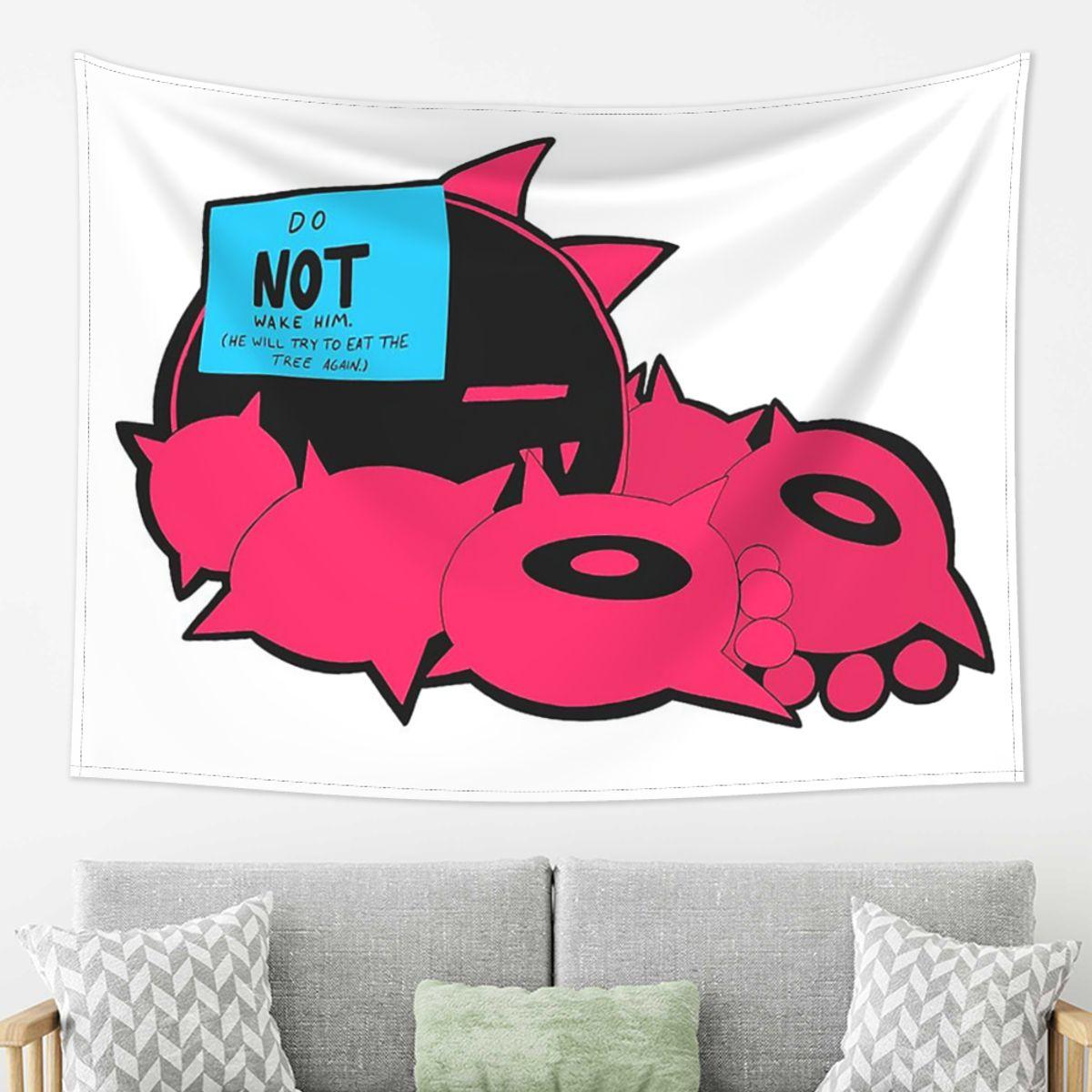 

Just Shapes And Beats Blixer Bad Cat Tapestry Wall Hanging Aesthetic Home Decor Tapestries for Living Room Bedroom 74x94cm(29x37in)