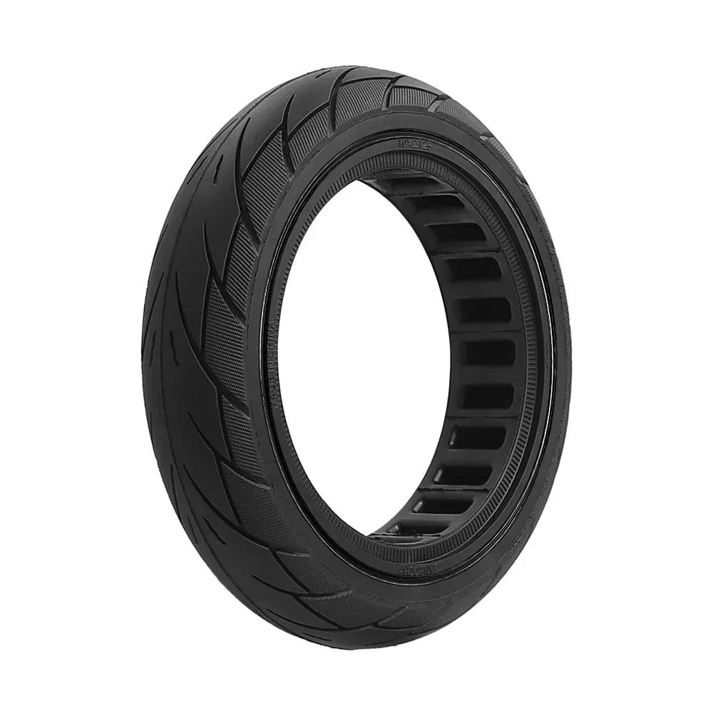 10x2.125 Rubber Solid Tire for Xiaomi 4 lite 2nd Gen, Mi4, Ninebot F20 F30 F40 Electric Scooter 10 Inch Puncture-Proof 250x54 чёрный