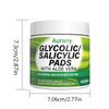 Aloe Salicylic Acid Pads For Face, Exfoliating Pads For Acne Prone & Oily Skin, Hydrating, Pads For Pore Minimizing And Blackhead Removal-60Pcs