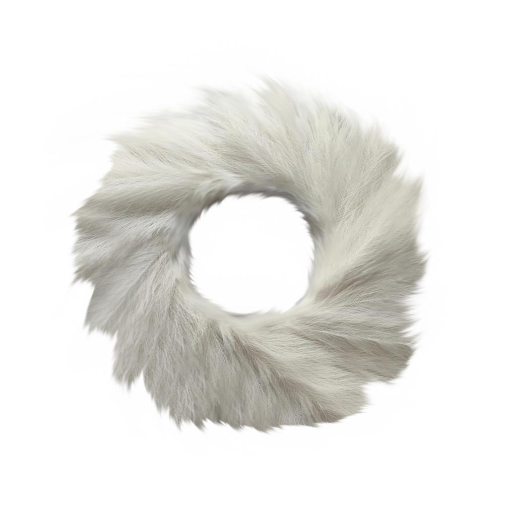 Simulation Of Frost Grass Vine Circle Bottom With Green Plants, Water Grass Vine Circle Flower Wreath, Without Battery