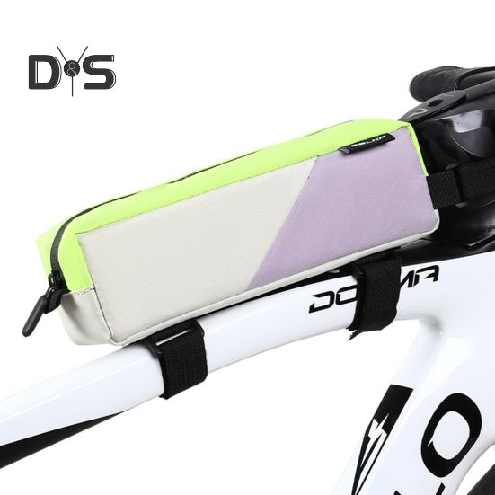 Fahrrad-Oberrohrtasche, wasserdicht, große Kapazität, Reißverschluss, MTB, Rennrad, Mountainbike, Vorderrahmen-Aufbewahrungstasche, Fahrradzubehör