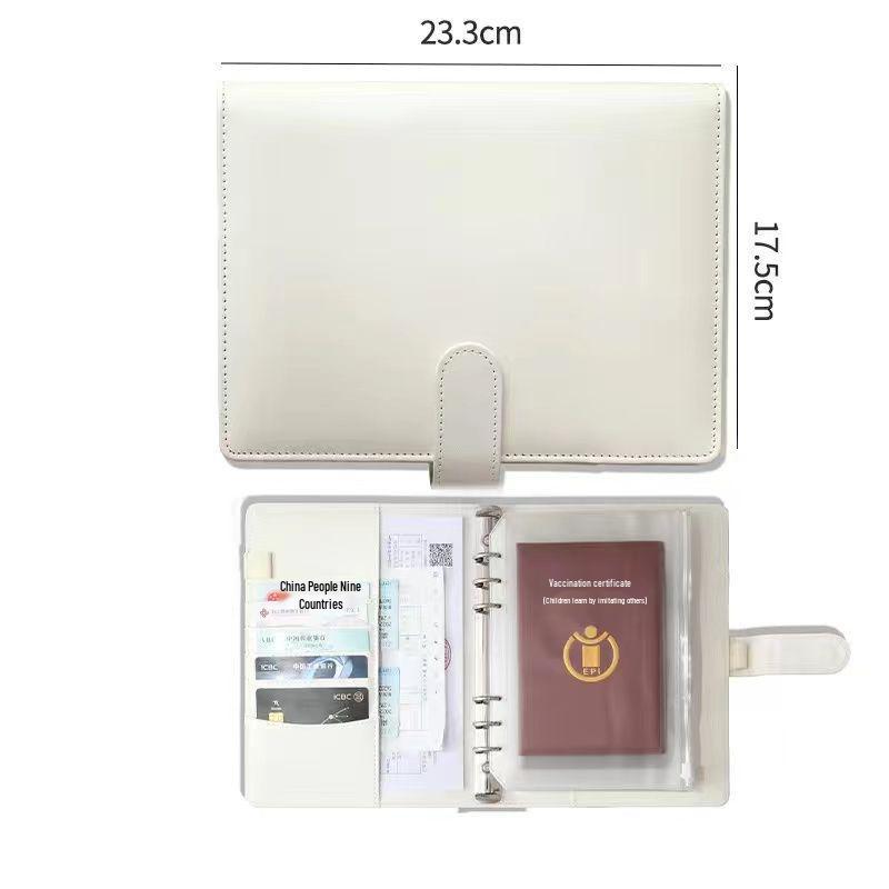 Portable Document Organizer: Card Holder, Vaccine Book, Birth Certificate, Passport, and ID Storage Bag.