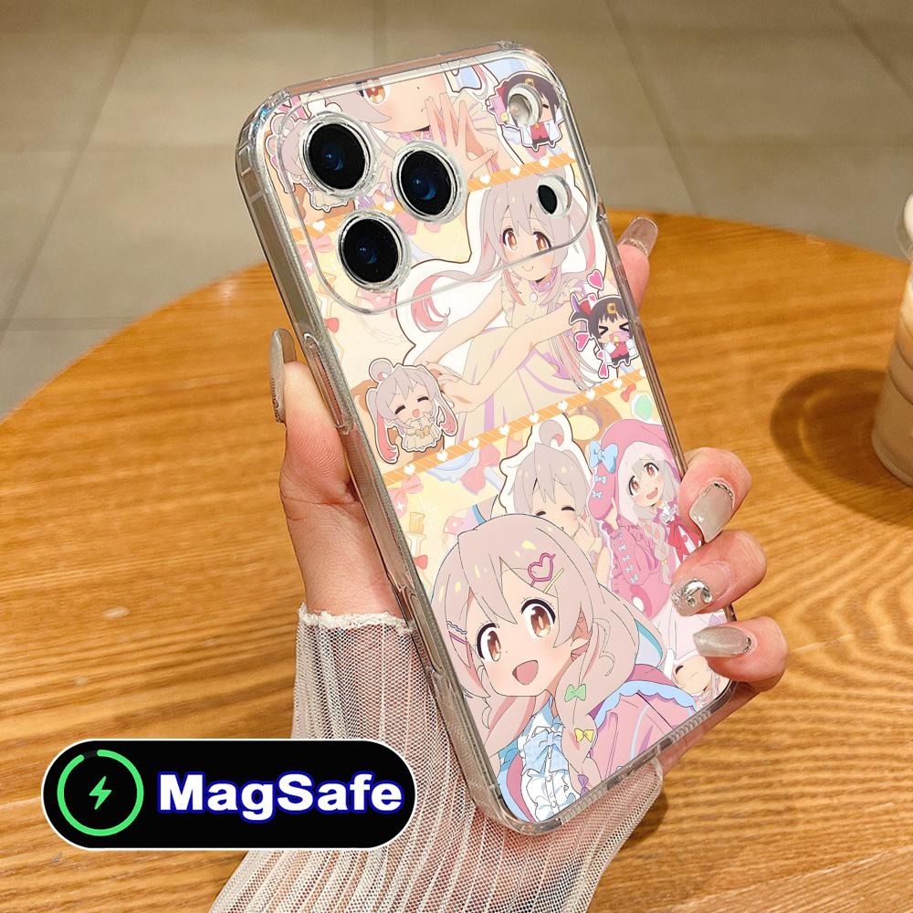 Anime Mahiro Oyama Onimai Phone Case for iPhone 17 16 15 14 13 12 11 Air Pro Max Plus Mini Magsafe Clear Colorful Cover Pretty