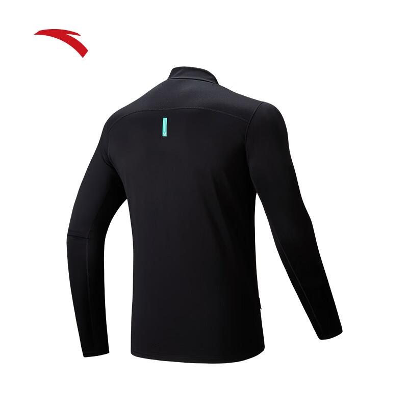 Anta Men s Half-Zip Brushed Running T-Shirt L (Men s 175)