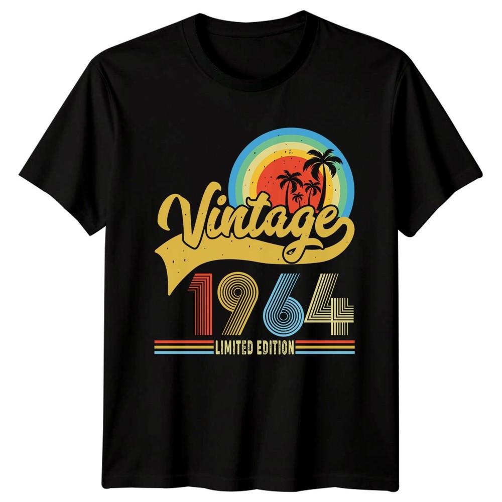 

Винтажная футболка мужская лимитированной серии 1964 года, подарок на 61-й день рождения 3XL