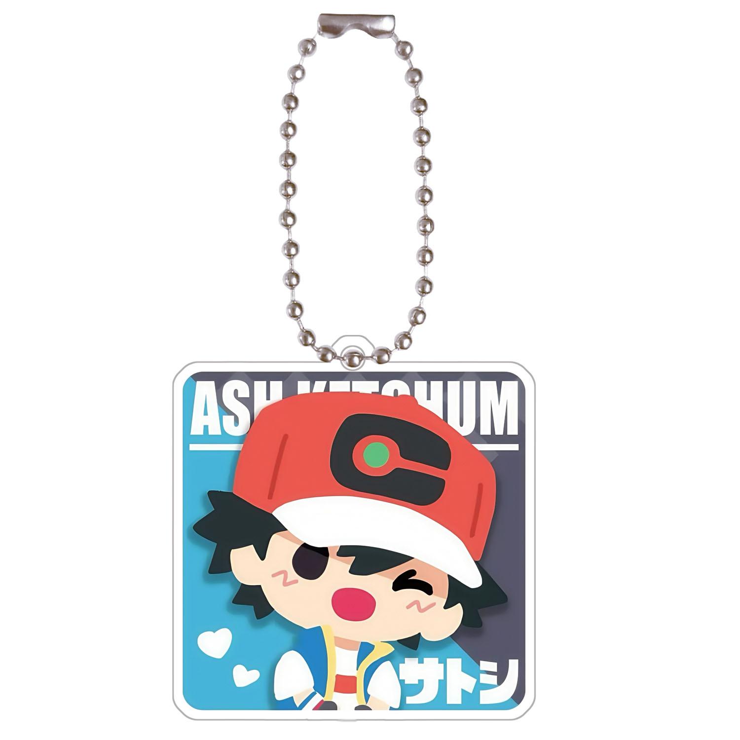 

Pokemon Ash Ketchum Keychains Marnie Brock Piplup Dawn Kieran Serena Diy Acrylic Action Toy Figure Anime Game Collection Pendant 5x5cm