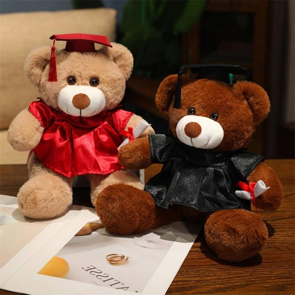 

Teddy Bear Cartoon Lovely Bear Dr. Bear Stuffed Plush Toy New Graduation Bear Dolls Kindergarten 1