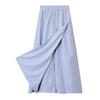 Summer Yamamoto Workwear Skirt Pants With High Waist For Casual Office Wear