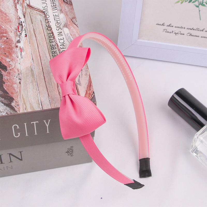 1PCS Cute Solid Color Ribbon Hair bands for Baby Girls Bows summer Headband for girls Kids Fashion Hair Aceessories  FDr10