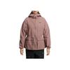 Odzież sportowa Tkana SS24 Wszystko Moda Wygodna Miękka Casualowa Jednolity Kolor Kurtka z Kapturem Kurtka Damska Smoky-Purple Czarna FN3670-208
