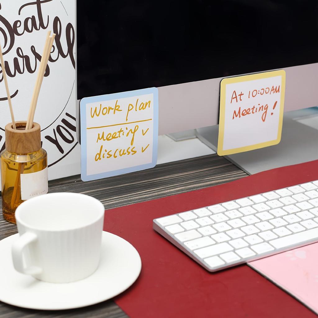 30 Magnetic Labels For Whiteboard And Fridge PVC Erasable Reusing Labels Perfect For Offices School And Warehouse Use