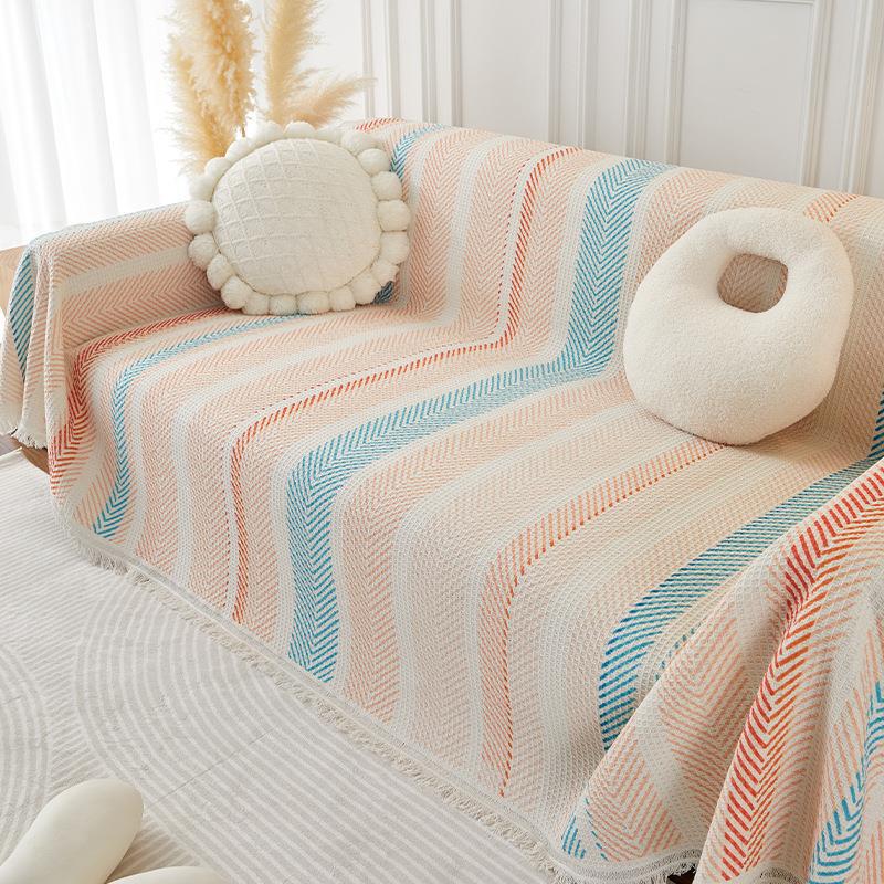 Ethnic Style Sofa Towel, Four-season Universal Sofa Cover, Sofa Blanket, Full Cover, All-inclusive One-piece Sofa Cover, Cover Cushion
