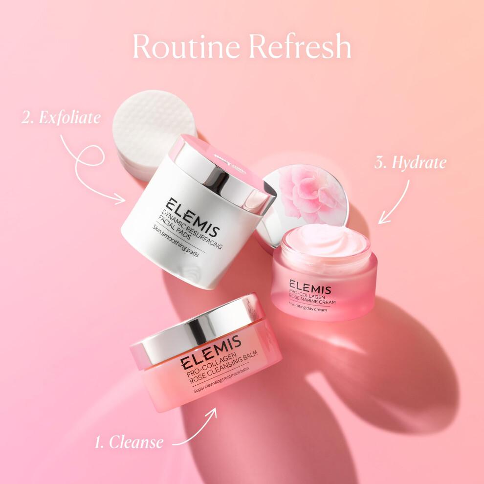 Elemis Pro-Collagen Rose Reinigungsbalsam 100g - Feuchtigkeitsspendender 3-in-1 Tiefenreiniger Make-up-Entferner für empfindliche Haut um die Augen