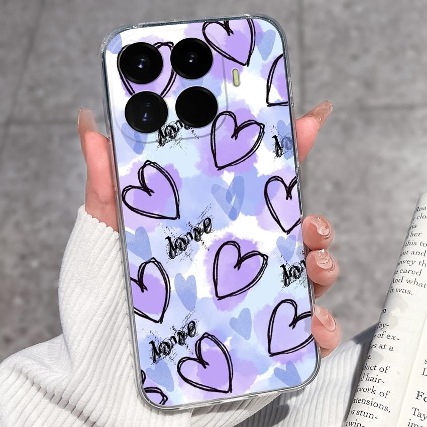 For Xiaomi 17T 17 Pro 17Max 17 Ultra Phone Case For Redmi 17C Redmi17 Lovely Bow Cartoon Lightweight Transparent TPU Bumper Scratch Resistance Housing
