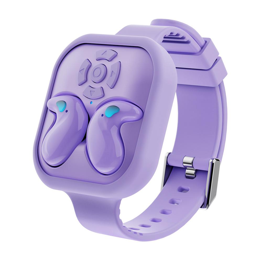 Mini Bluetooth Sleep Headphones With Watch Strap Bluetooth 5.4 Waterproof Earphone Like Page-Turning Photo-Taking Remote Control