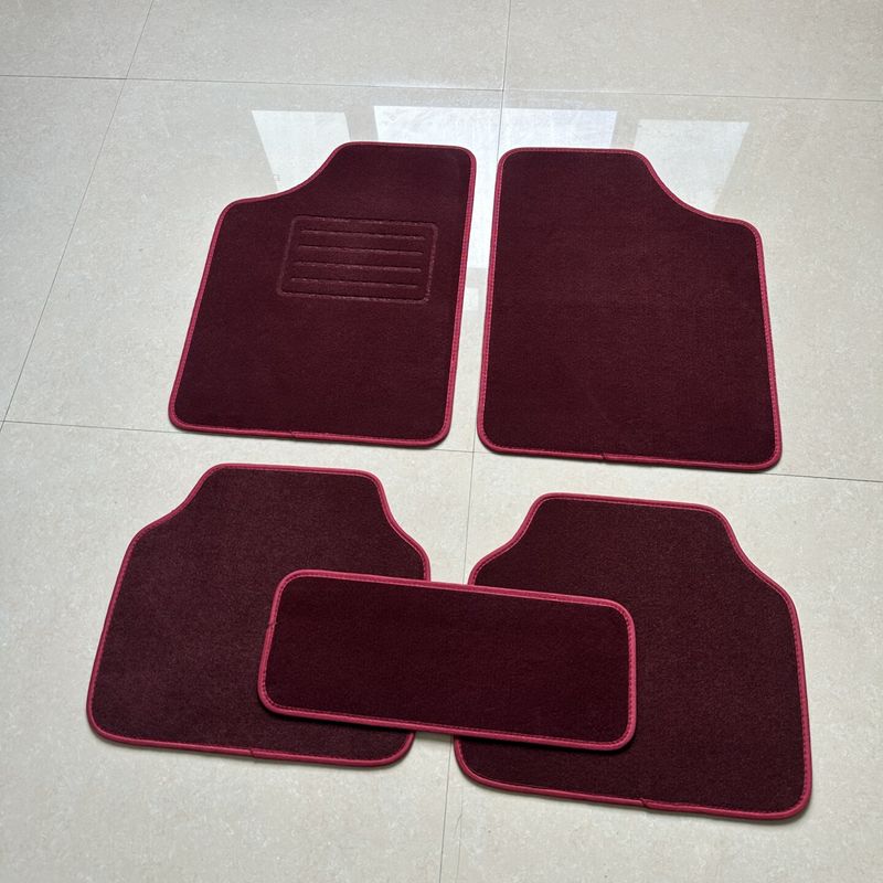 Suede Car Foot Mat Universal Foot Pad Non Slip Waterproof Floor Mat Velvet Foot Mat Easy To Clean Car Seat Cover