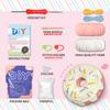 YAMAXIN Donut Theme Crochet Kit for Beginners - DIY Craft Tool Set Easy Knitting Arts And Crafts Project